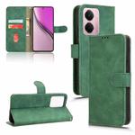 For Realme P3 5G Skin Feel Magnetic Flip Leather Phone Case(Green)