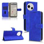 For Sharp Aquos R10 Skin Feel Magnetic Flip Leather Phone Case(Blue)