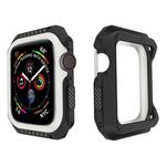 For Apple Watch Series Series 3 & 2 & 1 42mm Shockproof Two Color Protective Case(Black White)