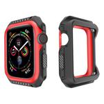 For Apple Watch Series Series 3 & 2 & 1 42mm Shockproof Two Color Protective Case(Black Red)