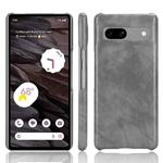 For Google Pixel 7a Litchi Texture Back Cover Phone Case(Grey)