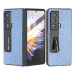For Honor Magic Vs ABEEL Integrated Diamond Series Phone Case with Holder(Sapphire Blue)