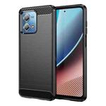 For Motorola Moto G Stylus 2023 4G Brushed Texture Carbon Fiber TPU Phone Case(Black)