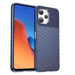 For Xiaomi Poco M6 Pro Thunderbolt Shockproof TPU Protective Soft Phone Case(Blue)