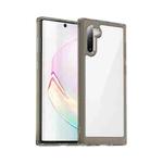 For Samsung Galaxy Note10 Colorful Series Acrylic + TPU Phone Case(Transparent Grey)