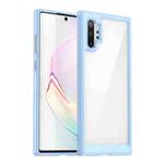 For Samsung Galaxy Note10+ Colorful Series Acrylic + TPU Phone Case(Blue)