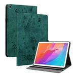 For Huawei MatePad T 10s / Enjoy Tablet 2 Butterfly Rose Embossed Leather Tablet Case(Green)