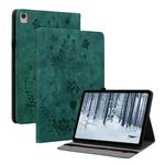 For Nokia T21 Butterfly Rose Embossed Leather Tablet Case(Green)