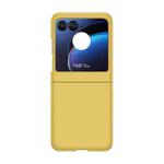 For Motorola Razr 40 Ultra / Razr 2023 Skin Feel PC Phone Case(Lemon Yellow)