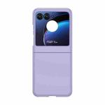 For Motorola Razr 40 Ultra / Razr 2023 Skin Feel PC Phone Case(Sakura Purple)