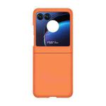 For Motorola Razr 50 Skin Feel PC Phone Case(Orange)
