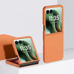 For Motorola Razr 60 Ultra Skin Feel PC Phone Case(Orange)
