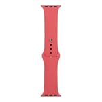 For Apple Watch Ultra 49mm / Series 8&7 45mm / SE 2&6&SE&5&4 44mm / 3&2&1 42mm Silicone Watch Band, Short Section (female)(Camellia Red)