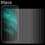 For AGM H6 50pcs 0.26mm 9H 2.5D Tempered Glass Film