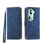 For OPPO Reno11 China Dierfeng Dream Line TPU + PU Leather Phone Case(Blue)