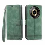 For Realme 11 Pro 5G/11 Pro+ 5G Dierfeng Dream Line TPU + PU Leather Phone Case(Green)