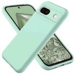 For Google Pixel 8a Pure Color Liquid Silicone Shockproof Phone Case(Green)