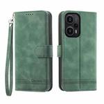 For Xiaomi Redmi Note 12 Turbo 5G/Poco F5 Dierfeng Dream Line TPU + PU Leather Phone Case(Green)