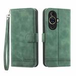 For Huawei nova 11 Dierfeng Dream Line TPU + PU Leather Phone Case(Green)