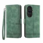 For Huawei nova 11 Pro 4G Dierfeng Dream Line TPU + PU Leather Phone Case(Green)