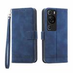 For Huawei P60 / P60 Pro Dierfeng Dream Line TPU + PU Leather Phone Case(Blue)
