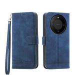 For Huawei Mate 60 Dierfeng Dream Line TPU + PU Leather Phone Case(Blue)
