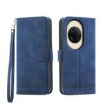 For Huawei nova 14 Ultra Dierfeng Dream Line TPU Hybrid PU Leather Phone Case(Blue)