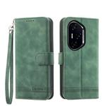 For Honor 300 Pro / 300 Ultra Dierfeng Dream Line TPU Hybrid PU Leather Phone Case(Green)