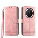 For Honor X9c Global / Magic7 Lite Dierfeng Dream Line TPU Hybrid PU Leather Phone Case(Pink)