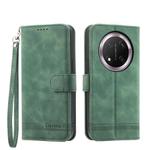 For Honor X9c Global / Magic7 Lite Dierfeng Dream Line TPU Hybrid PU Leather Phone Case(Green)