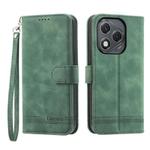 For Honor 400 Lite Dierfeng Dream Line TPU Hybrid PU Leather Phone Case(Green)