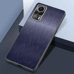 For vivo S9E Rain Silk Texture Shockproof Phone Case(Blue)