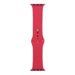 For Apple Watch Ultra 49mm&Watch Ultra 2 49mm / Series 9&8&7 45mm / SE 3&SE 2&6&SE&5&4 44mm / 3&2&1 42mm Silicone Watch Band, Long Section (Men)(Pomegranate)