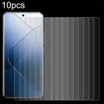 For Xiaomi 15 10pcs 0.26mm 9H 2.5D Tempered Glass Film