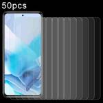 For Xiaomi Poco X6 5G 50pcs 0.26mm 9H 2.5D Tempered Glass Film