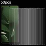 For Xiaomi Poco M7 Pro 5G 50pcs 0.26mm 9H 2.5D Tempered Glass Film