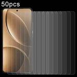For Xiaomi Poco F7 Pro 50pcs 0.26mm 9H 2.5D Tempered Glass Film