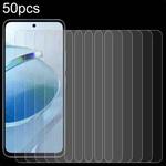 For Redmi 15C 5G 173.1mm 50pcs 0.26mm 9H 2.5D Tempered Glass Film