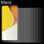 For vivo Y35 50pcs 0.26mm 9H 2.5D Tempered Glass Film