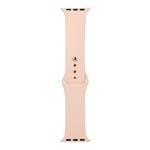 For Apple Watch Series 8&7 41mm / SE 2&6&SE&5&4 40mm / 3&2&1 38mm Silicone Watch Band, Long Section (Men)(Grapefruit)