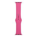 For Apple Watch Series 8&7 41mm / SE 2&6&SE&5&4 40mm / 3&2&1 38mm Silicone Watch Band, Long Section (Men)(Dragon Fruit)