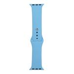 For Apple Watch Series 9&8&7 41mm / SE 3&SE 2&6&SE&5&4 40mm / 3&2&1 38mm Silicone Watch Band, Long Section (Men)(Chrysanthemum)