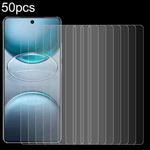 For vivo X100s / Y300 Pro 50pcs 0.26mm 9H 2.5D Tempered Glass Film