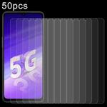 For vivo T4 Lite 50pcs 0.26mm 9H 2.5D Tempered Glass Film