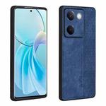 For vivo Y100 5G AZNS 3D Embossed Skin Feel Phone Case(Sapphire Blue)