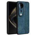 For vivo S19 AZNS 3D Embossed Skin Feel Phone Case(Dark Green)