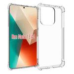 For Xiaomi Redmi Note 13 4G Shockproof Non-slip Thickening TPU Phone Case(Transparent)