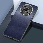 For Honor X30 Rain Silk Texture Shockproof Phone Case(Blue)