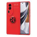 For OPPO Reno10 China Metal Ring Holder TPU Phone Case(Red)