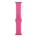 For Apple Watch Series 8&7 41mm / SE 2&6&SE&5&4 40mm / 3&2&1 38mm Silicone Watch Band, Short Section (Female)(Dragon Fruit)